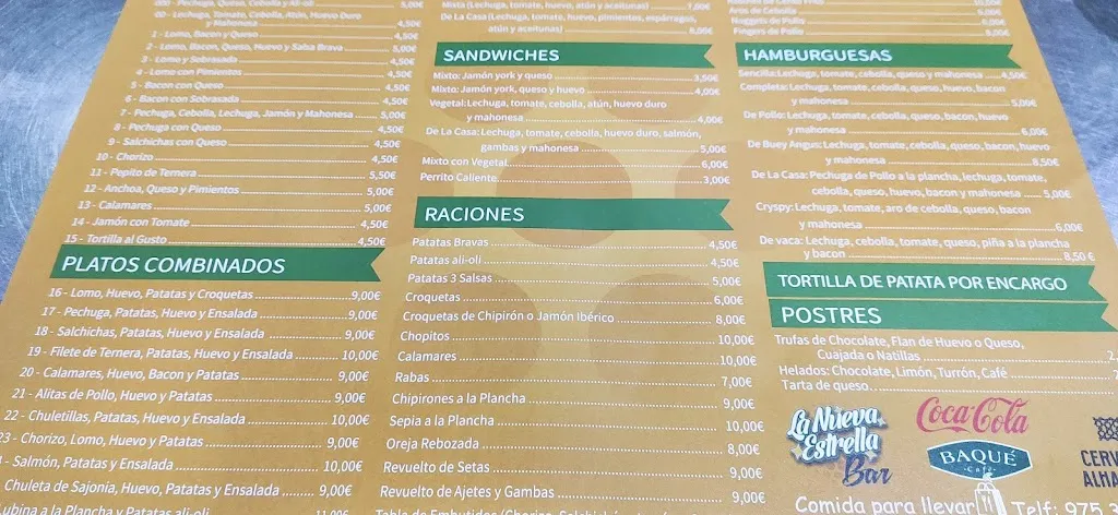 Menu_Bar La Nueva Estación_Burgo de Osma-Ciudad de Osma_image_4