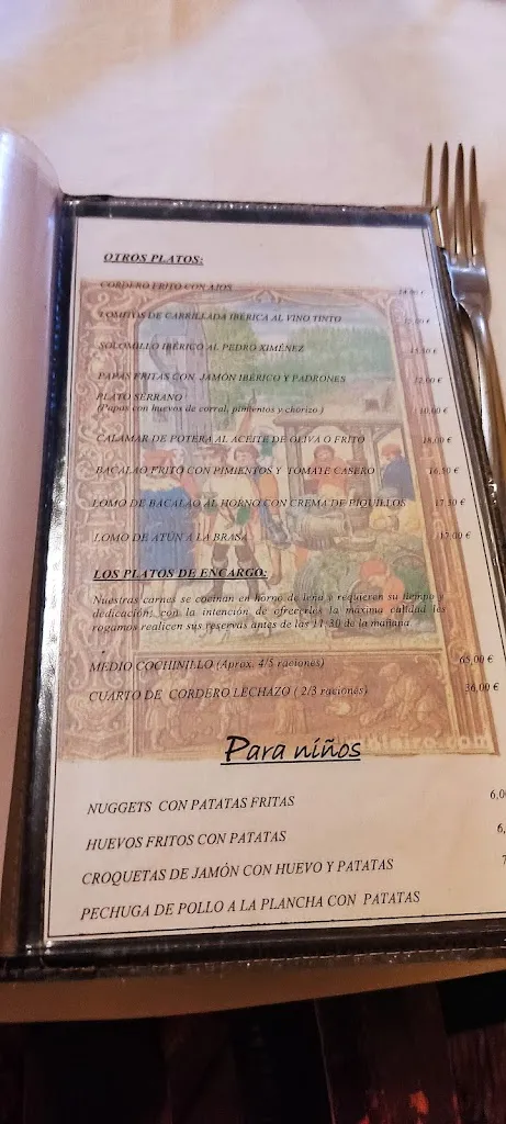 Menu_La Posada Del Cura_Gérgal_image_3