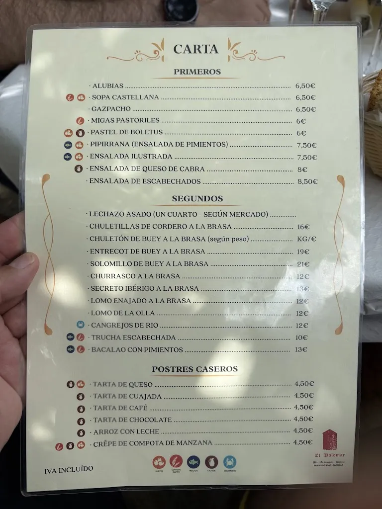Menu_El Palomar de Calatañazor_Calatañazor_image_1