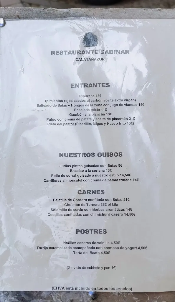 Menu_Restaurante Sabinar_Calatañazor_image_3