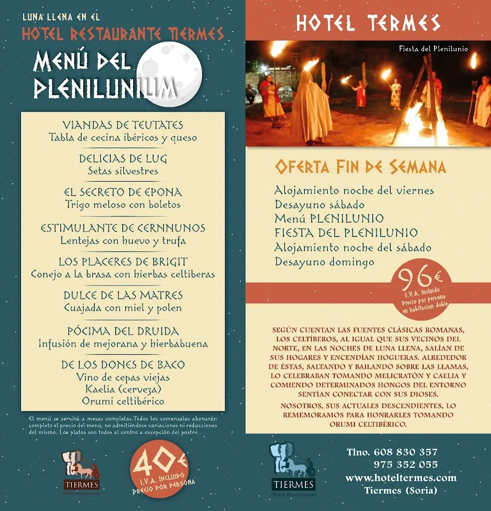 Menu_HOTEL-RESTAURANTE TIERMES_Carrascosa de Abajo_immagine_4