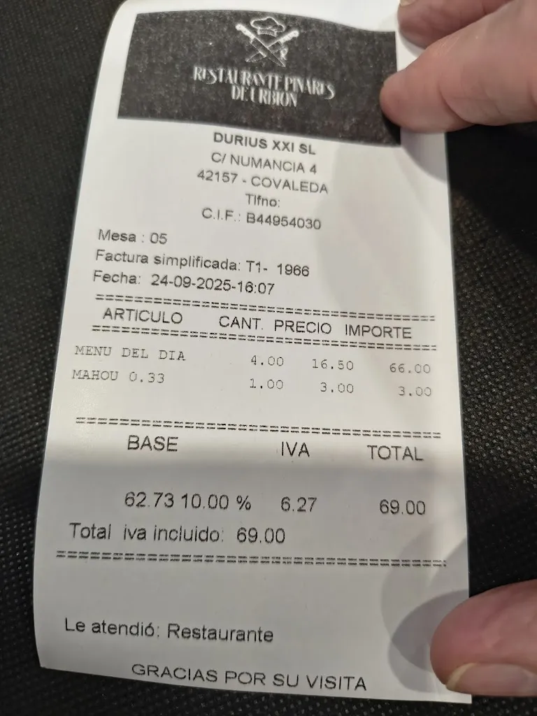 Juan Pedro Tole Santi_Restaurante Pinares de Urbión_Covaleda_review