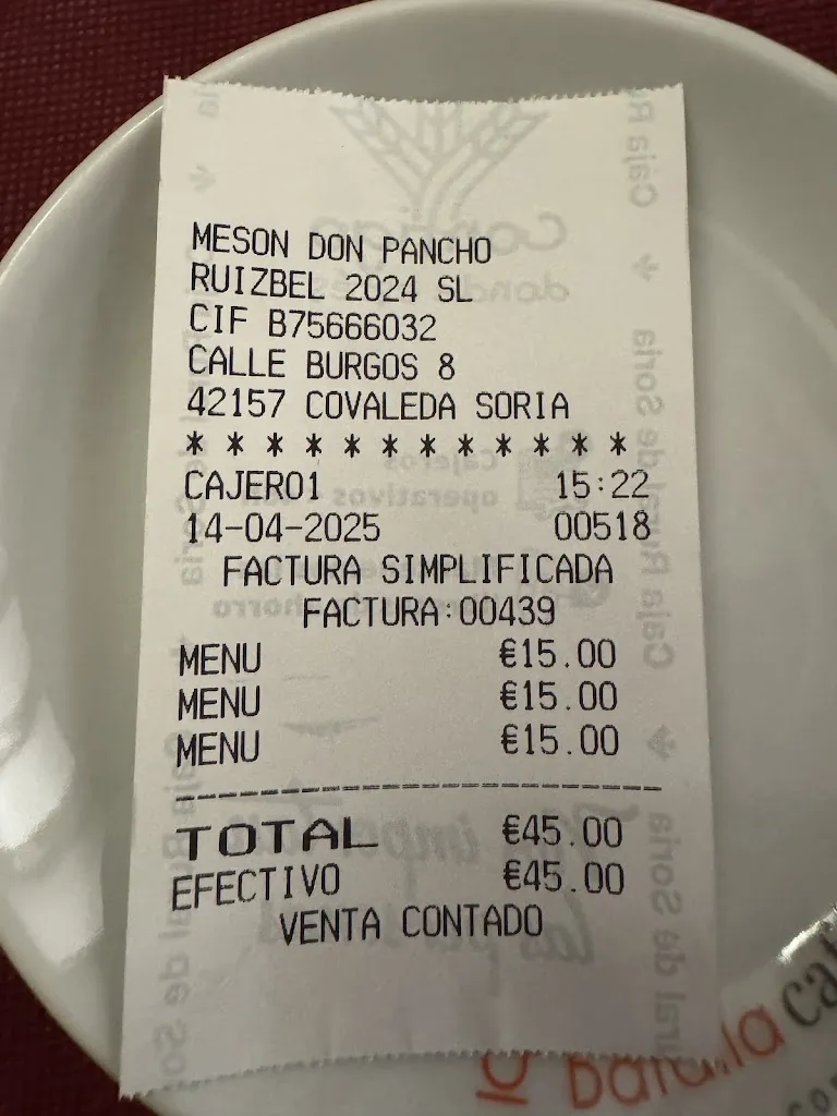 Jesus Sánchez_Mesón Don Pancho_Covaleda_review