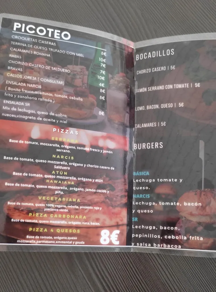 Menu_Narcis Bar_Duruelo de la Sierra_image_1