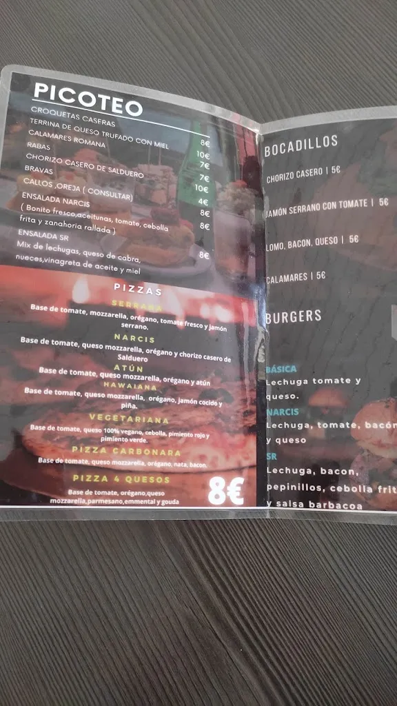 Menu_Narcis Bar_Duruelo de la Sierra_image_2