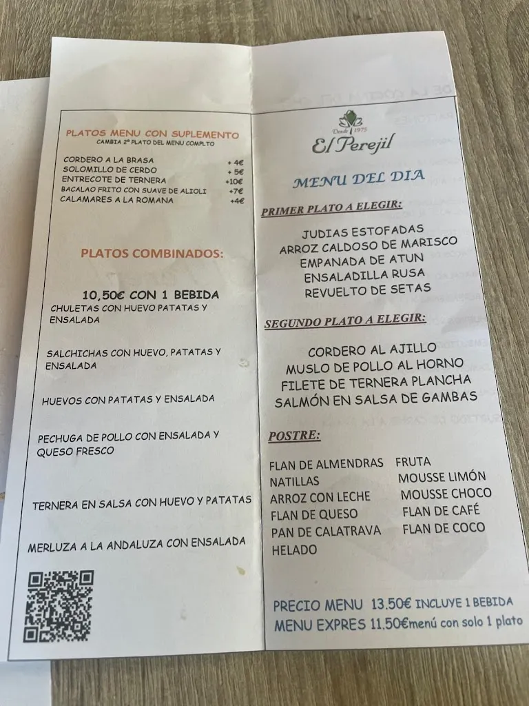 Menu_Hostal El Perejil_Cuevas del Almanzora_immagine_1