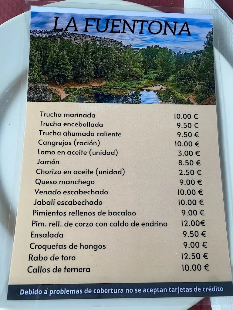 Menu_Restaurante La Fuentona_Muriel de la Fuente_image_1