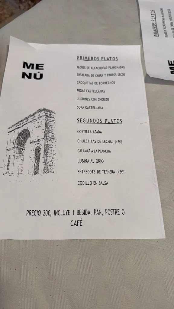 Menu_Restaurante Romano II_Medinaceli_immagine_1