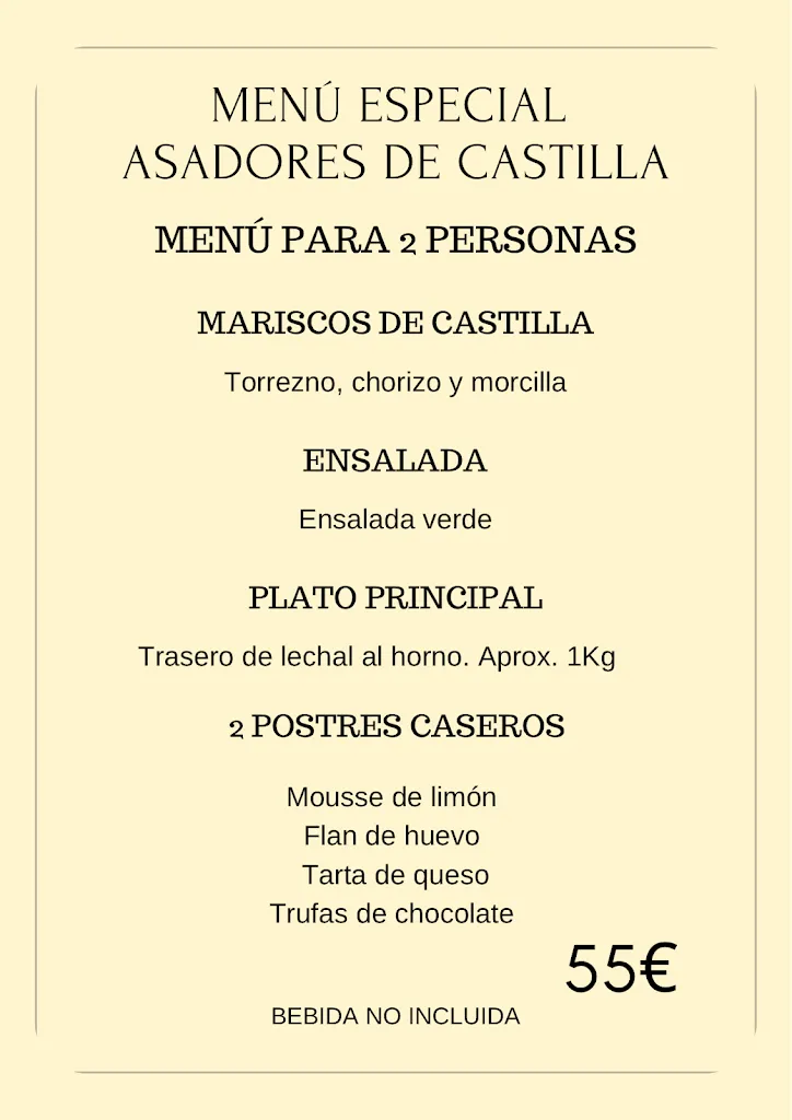 Menu_La Parrilla de San Bartolo_Nafría de Ucero_image_2