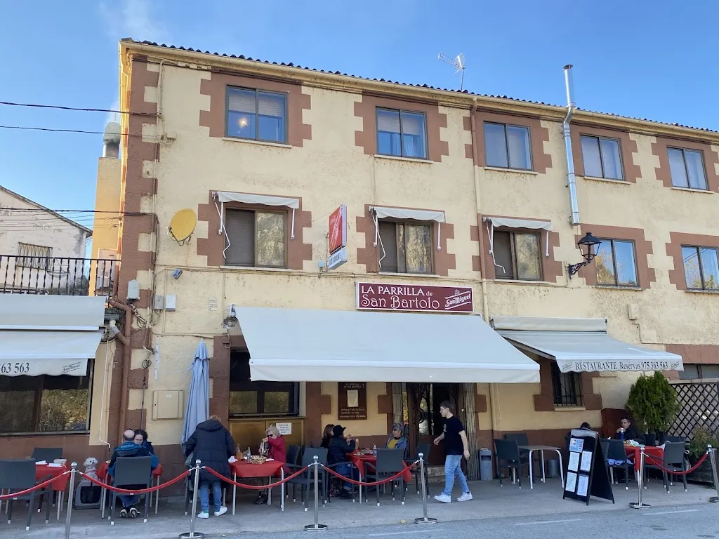 La Parrilla de San Bartolo restaurant in Nafría de Ucero