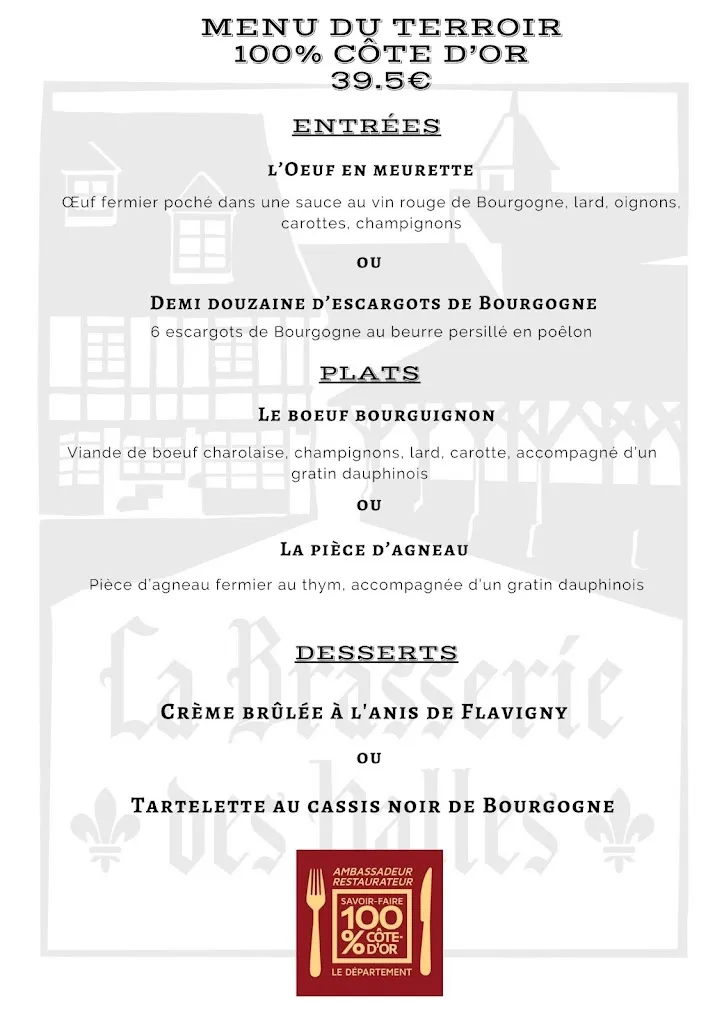 Menu_La Brasserie des Halles - Cave et cuisine à Nolay_Nolay_image_2