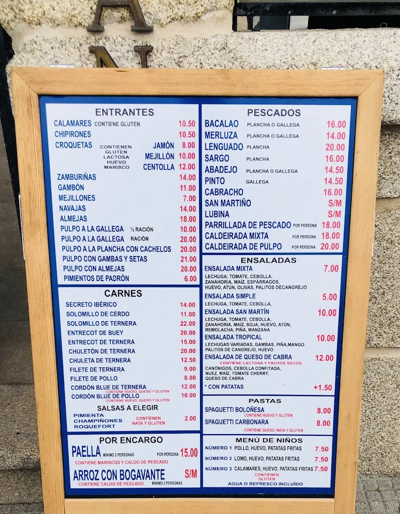 Menu_Restaurante San Martín_Corcubión_image_1