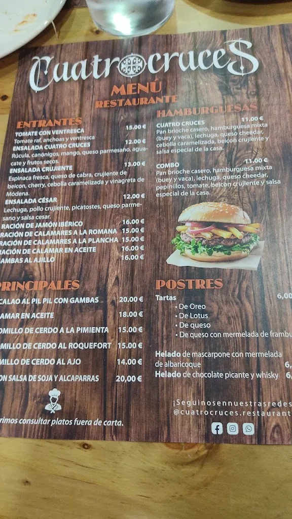 Menu_Cuatro Cruces_Cuevas del Almanzora_image_1