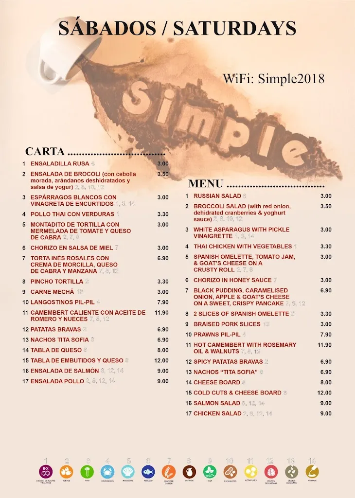 Menu_Simple Café & Copas_Oncala_image_3