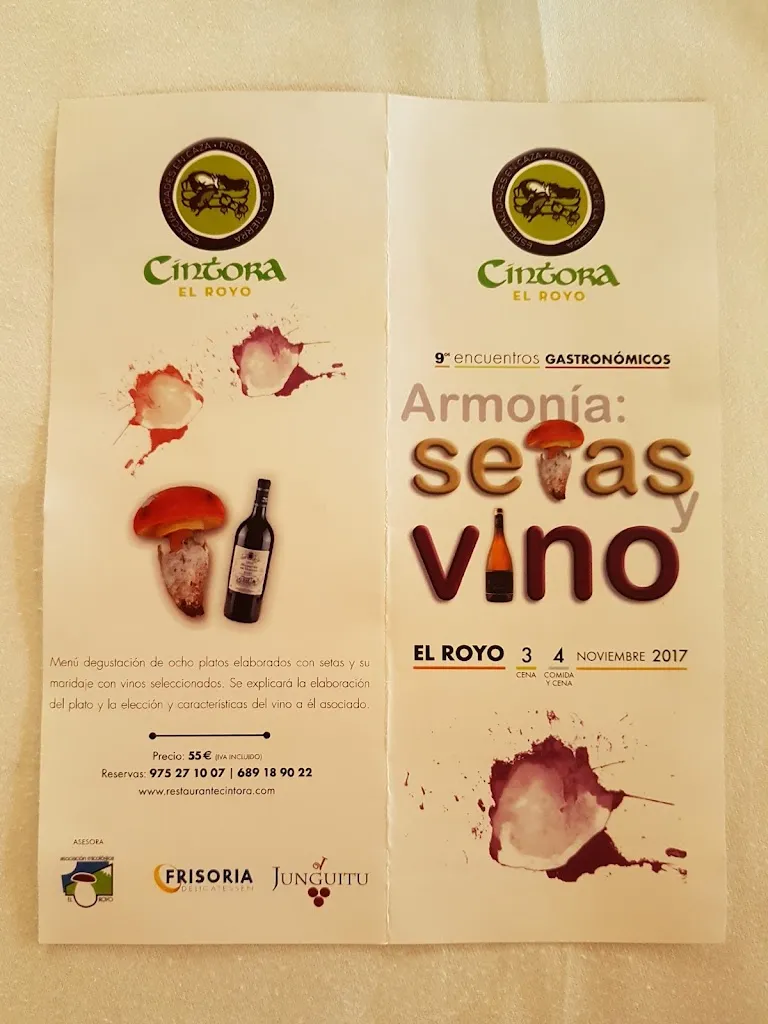 Menu_Restaurante Cintora Bar, desde 1970_Royo El_image_3