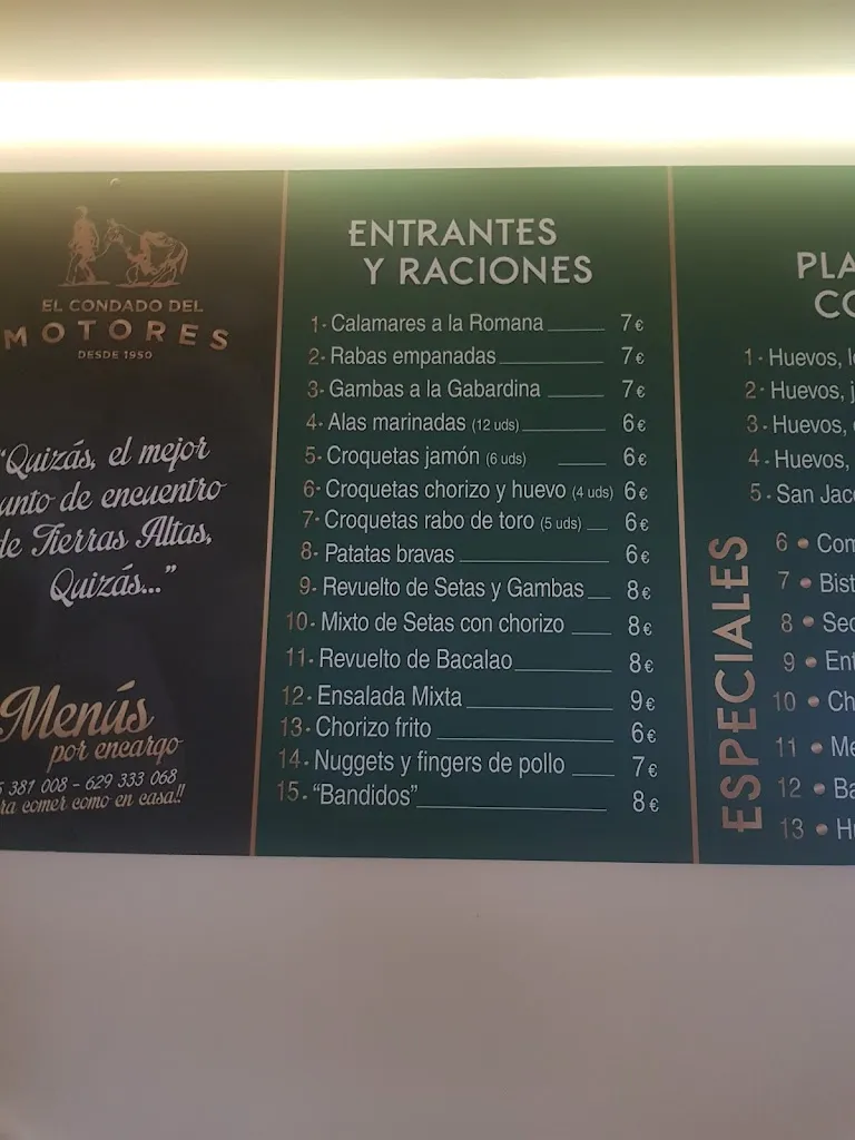 Menu_El Condado Del Motores_San Pedro Manrique_image_3