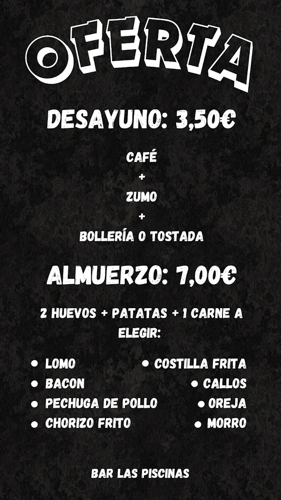 Menu_Bar de las piscinas san pedro Manrique_San Pedro Manrique_image_1