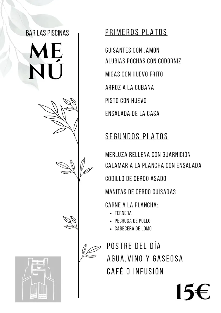 Menu_Bar de las piscinas san pedro Manrique_San Pedro Manrique_image_2