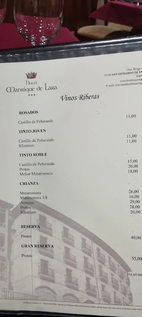 Menu_Manrique De Lara - El Chispo_San Leonardo de Yagüe_image_3