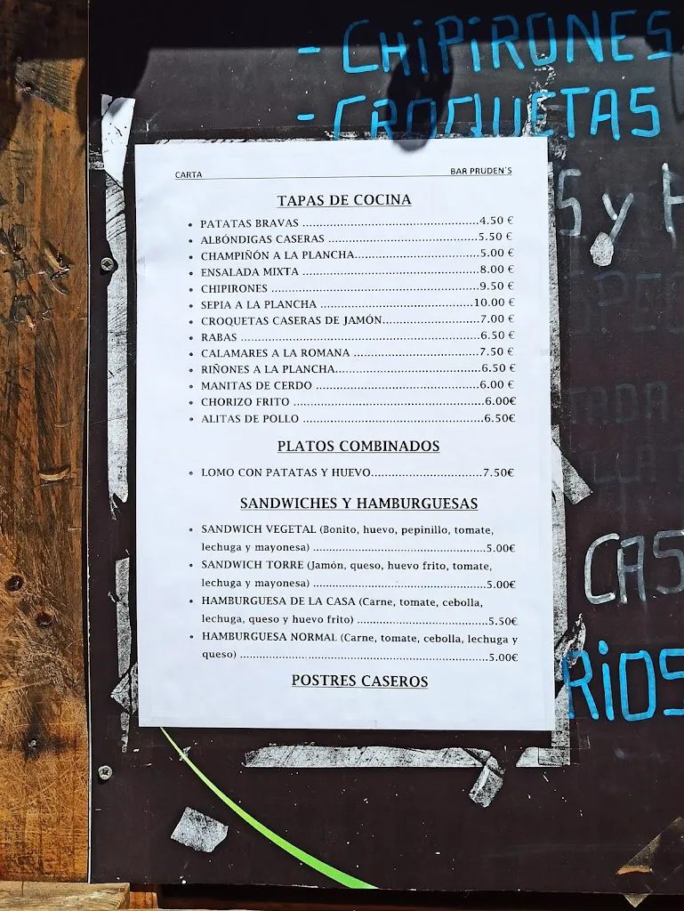 Menu_Bar Prudens_San Leonardo de Yagüe_image_4
