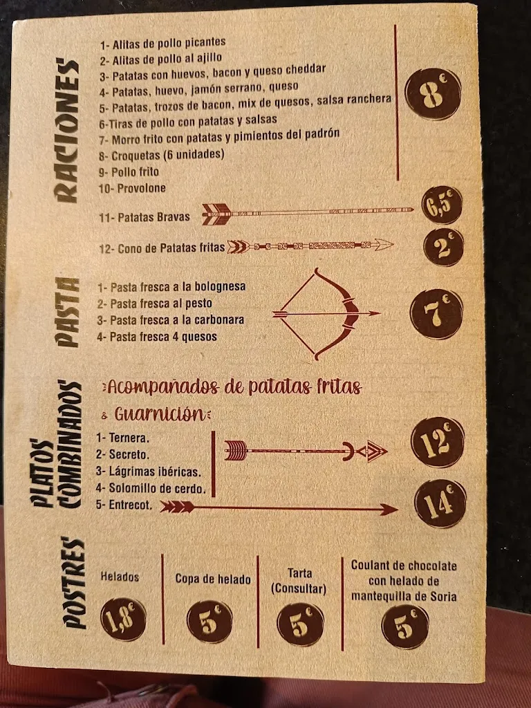 Menu_Bar-Restaurante El Caballo Blanco_Valtajeros_image_1