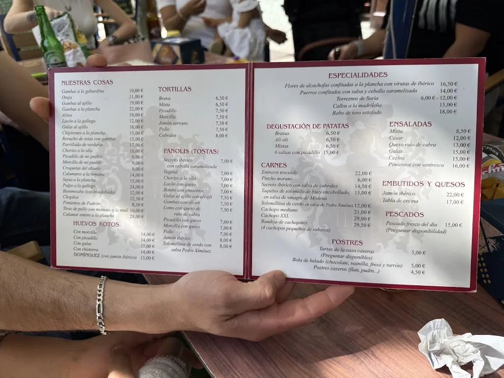 Menu_La Taberna de Domínguez_Vadillo_image_3