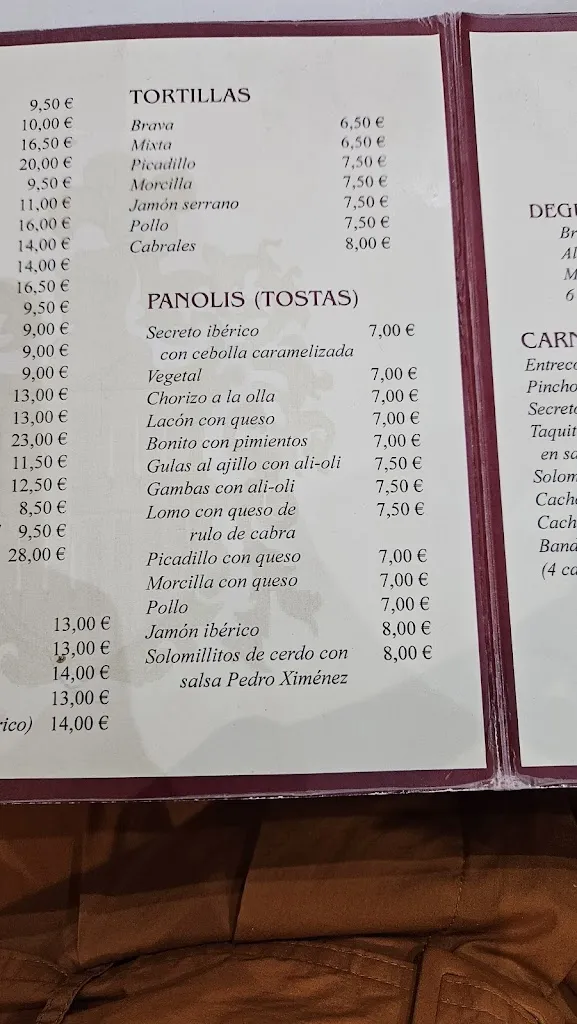 Menu_La Taberna de Domínguez_Vadillo_image_4
