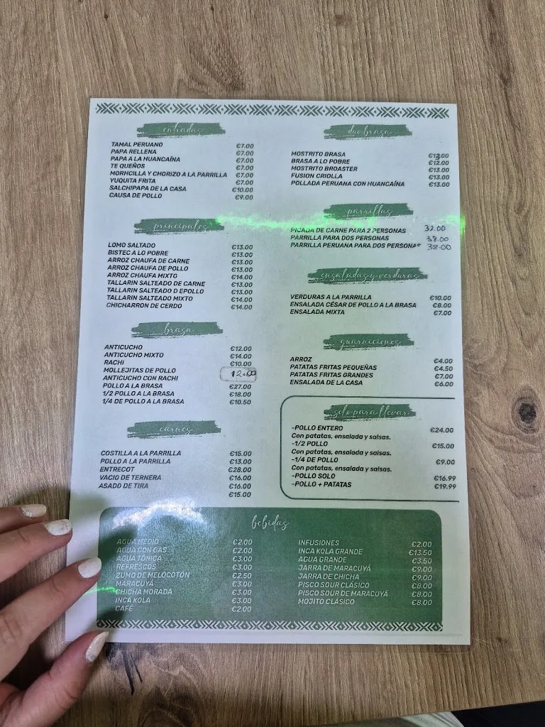 Menu_Pollos a la brasa - Norkys Marqués de Vadillo_Vadillo_image_1