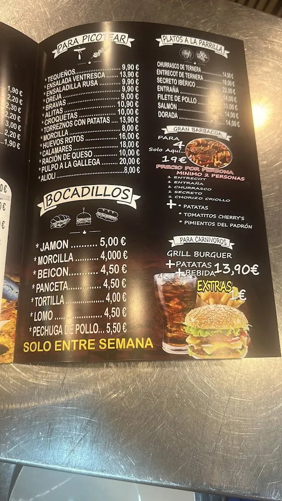 Menu_GEORGIE’S BAR & GRILL_Vadillo_image_1