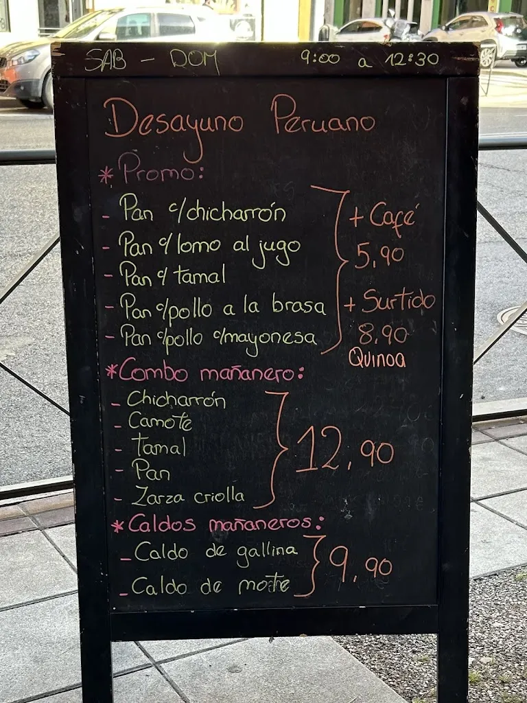 Menu_La Bajada Street Food & GO - Oporto - Restaurante Peruano_Vadillo_image_2