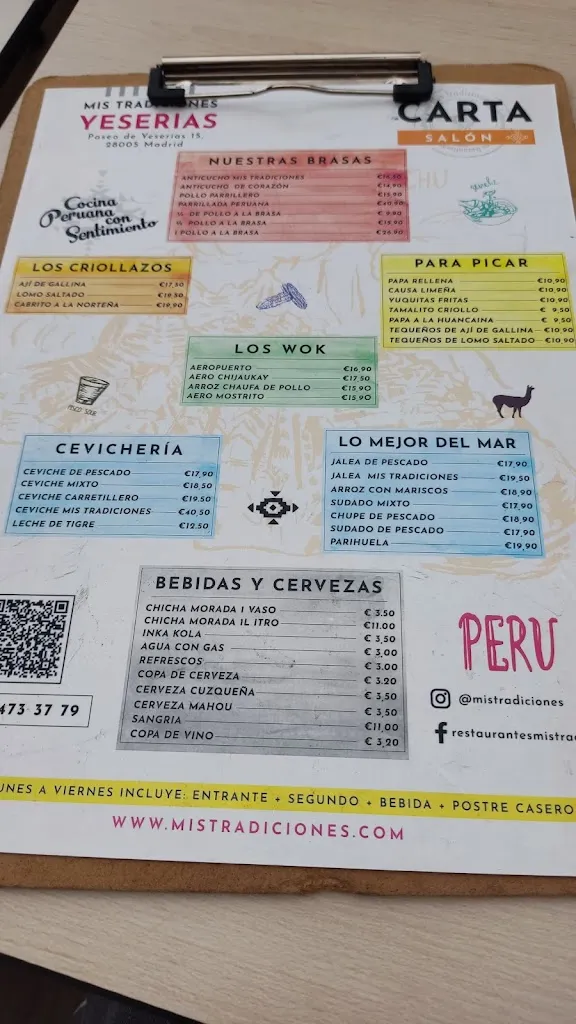 Menu_Restaurante Mis Tradiciones_Vadillo_image_1