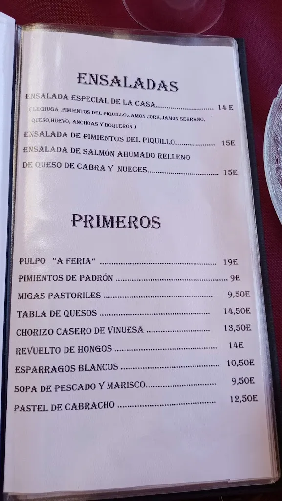 Menu_Restaurante Asador La Gallega_Vinuesa_image_1