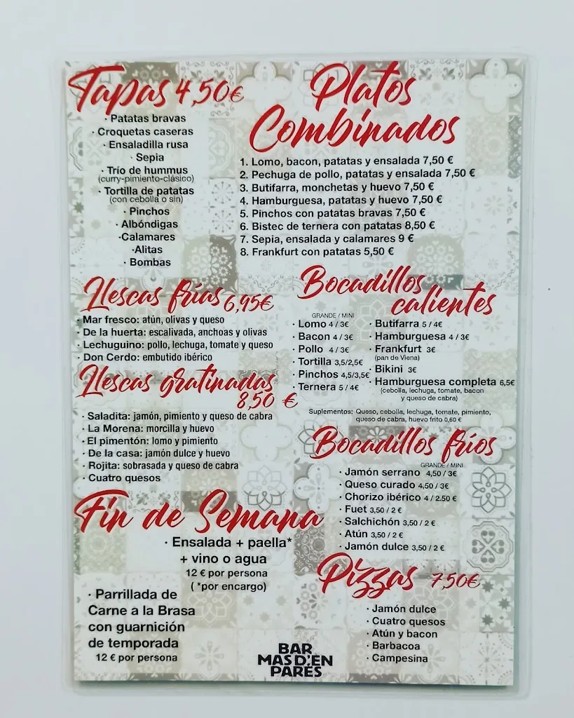 Menu_Bar Buga Mas d’en Parés_Aiguamúrcia_image_2