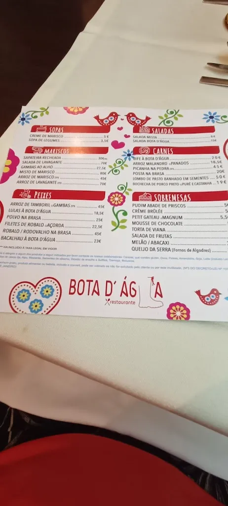Menu_Restaurante Bota d'Água_Viana de Duero_image_4
