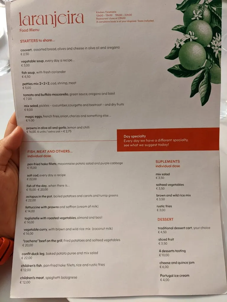 Menu_O Laranjeira | Pensão Restaurante_Viana de Duero_image_1