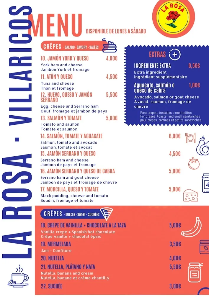 Menu_Hamburguesería La Rosa_Cuevas del Almanzora_image_1