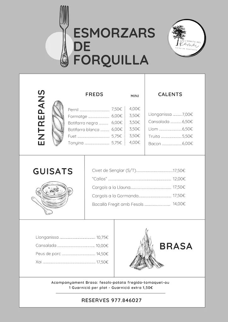 Menu_Restaurant Ermita del Remei_Alcover_image_3