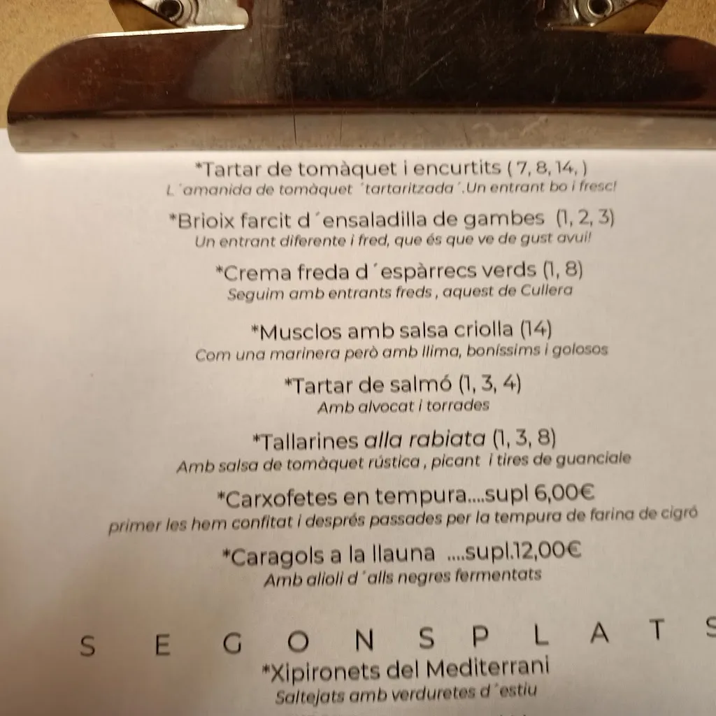 Menu_Restaurant Casa Gurí_Alcover_image_2