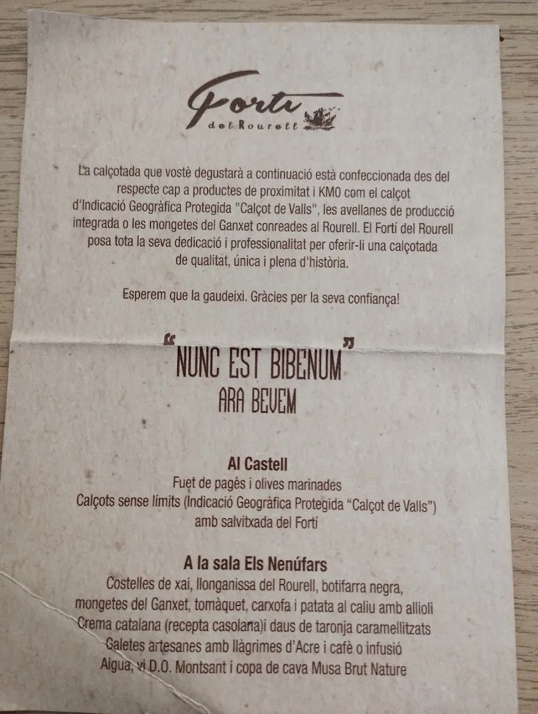 Menu_Fortí del Rourell | Restaurant i espai per a esdeveniments_Alcover_image_1