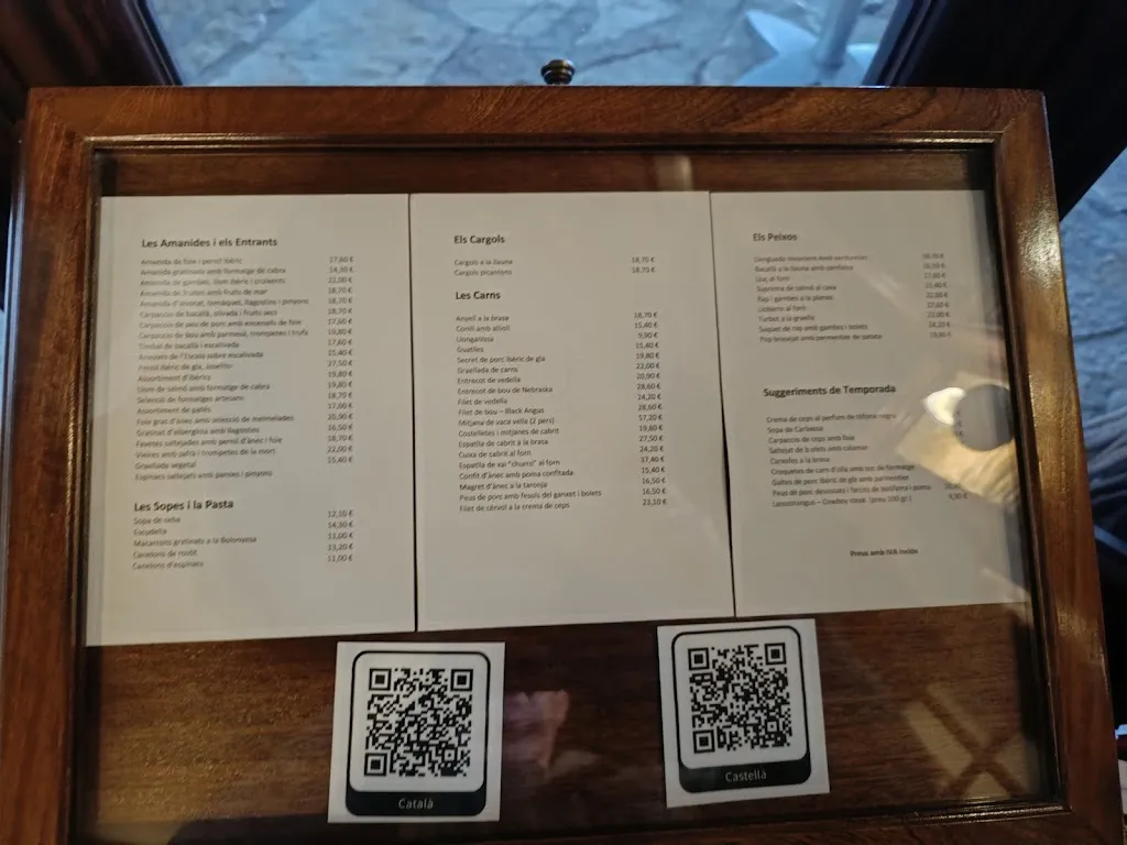 Menu_Restaurant Les Espelmes_Alcover_image_1