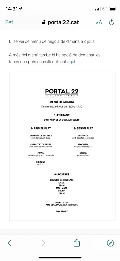 Menu_Restaurant Portal 22_Alcover_image_4