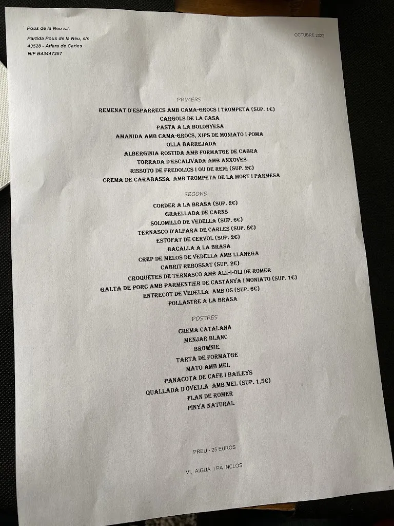 Menu_Hostal Restaurant Pous de la Neu_Alfara de Carles_image_3