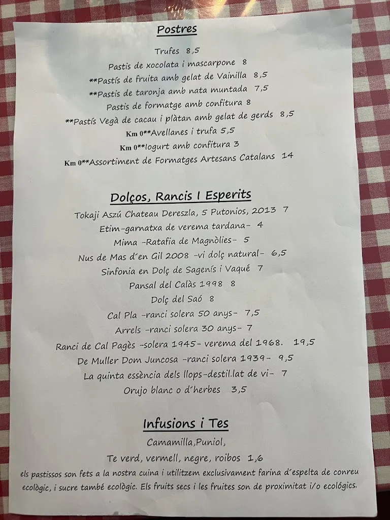 Menu_Restaurant la Cooperativa_Alforja_immagine_1