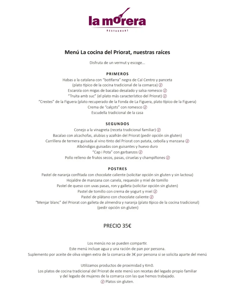 Menu_Restaurant La Morera_Alforja_image_3