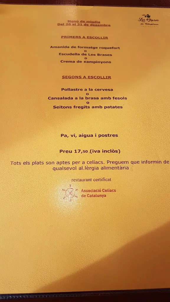 Menu_Restaurant Les Brases de Vilaplana_Alforja_image_1