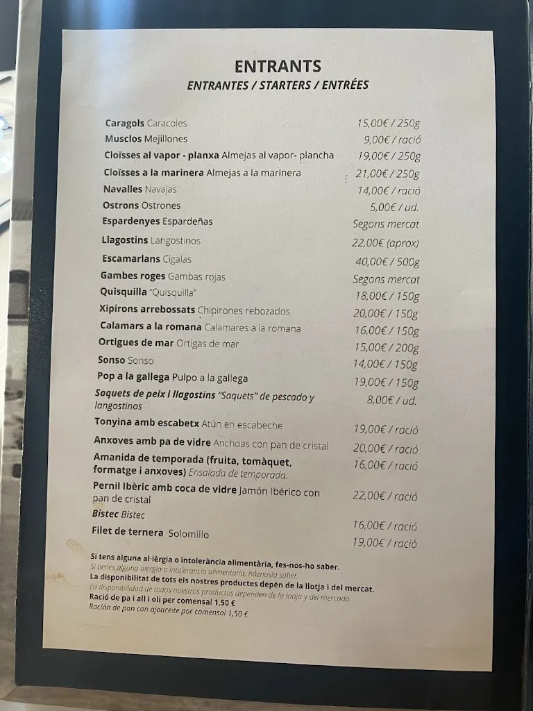 Menu_Restaurant Casa Ramon_Alcanar_immagine_3