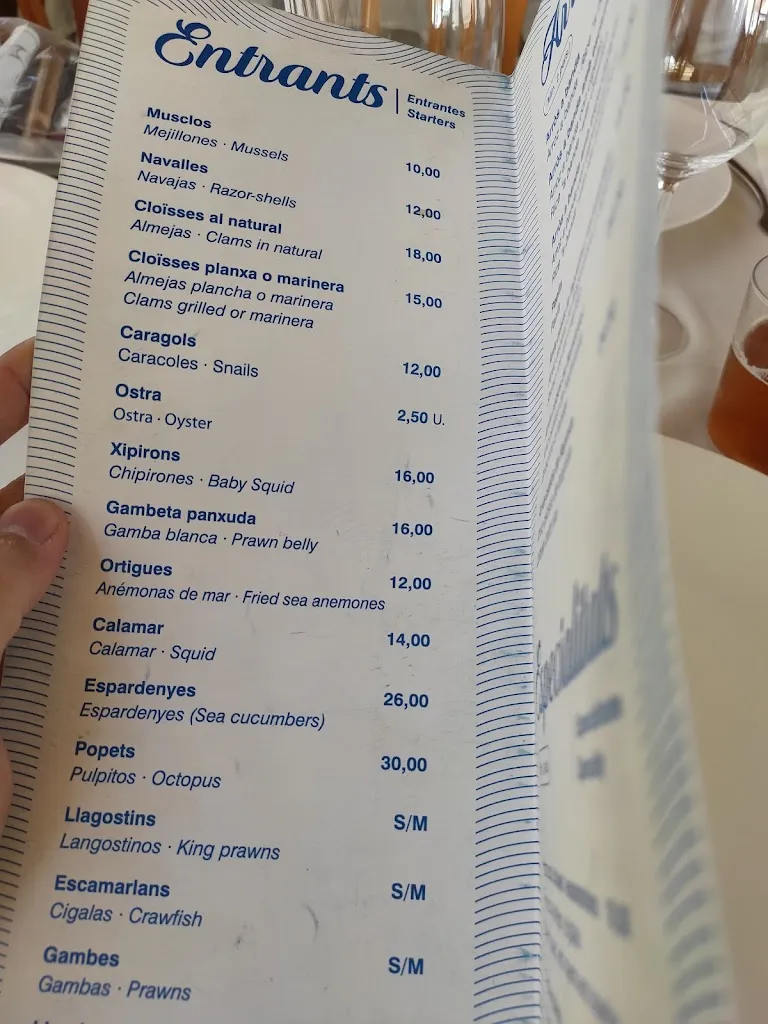 Menu_Restaurant El Pescador Casa Angelina_Alcanar_image_3