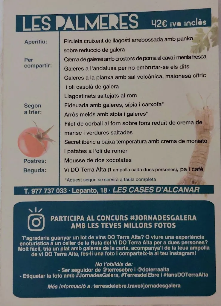 Menu_Restaurant Les Palmeres_Alcanar_image_3