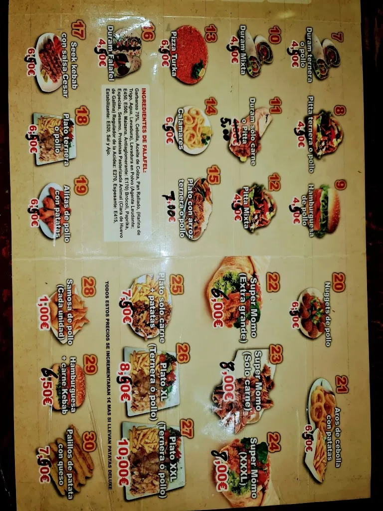 Menu_Doner Kebab_Cuevas del Almanzora_image_1