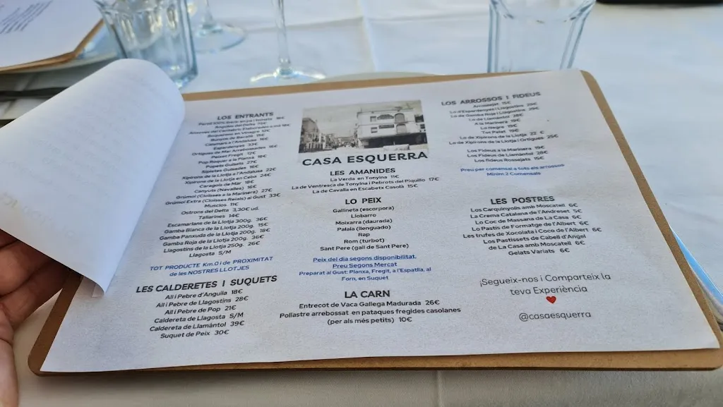 Menu_Restaurant Casa Esquerra_Alcanar_immagine_2